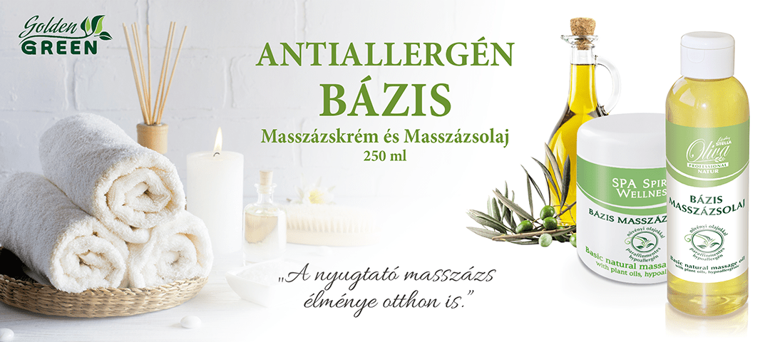 Golden GREEN masszázs termékek