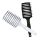 Chromwell Fingerbrush Kefe Nagy Fekete WB931