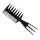 Chromwell ABS Fésű Tincsező+Villás 210mm 