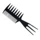 Chromwell ABS Fésű Tincsező+Villás 210mm 
