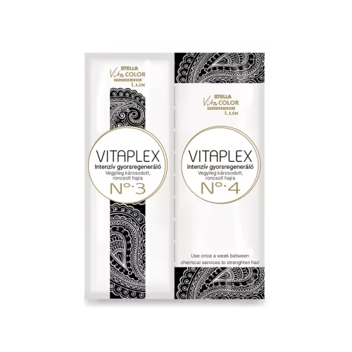 STELLA Vitacolor Lux Vitaplex Step Intenzív, Gyorsregeneráló 3+4 lépés 2x 10 ml