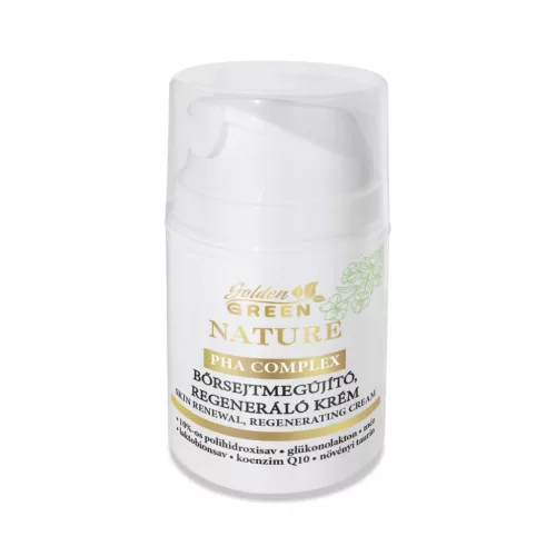 Golden GREEN Nature PHA Complex Bőrsejtmegújító, Regeneráló Krém 50 ml