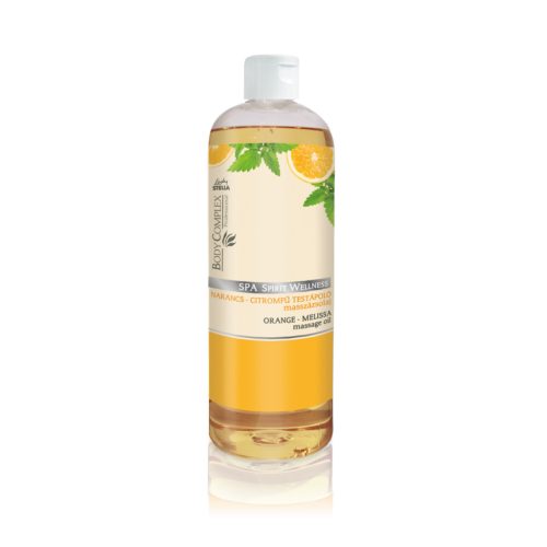 Lady STELLA Spa Spirit Wellness Narancs és Citromfű Kupakos Masszázsolaj 1000 ml