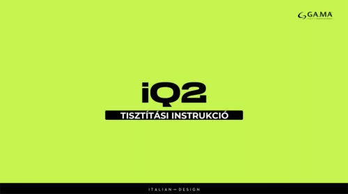 Ga.Ma Professzionális Iq2 Hajszárító Fekete PH6075.BK+Ajándék Okos Hajszárító Tartóval