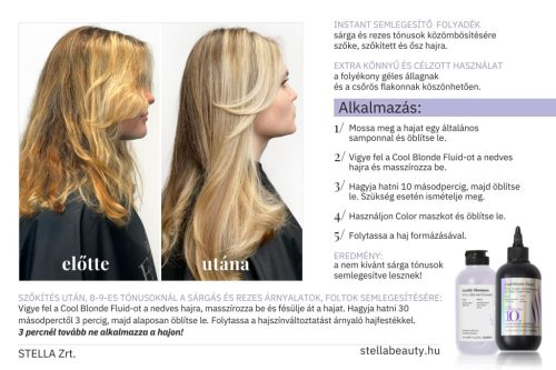 Cool Blonde Fluid, Szőkítő 250 ml