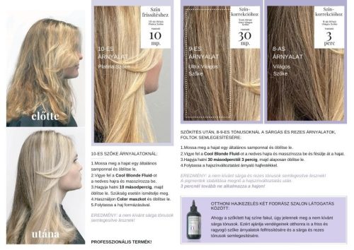 Cool Blonde Fluid, Szőkítő 250 ml