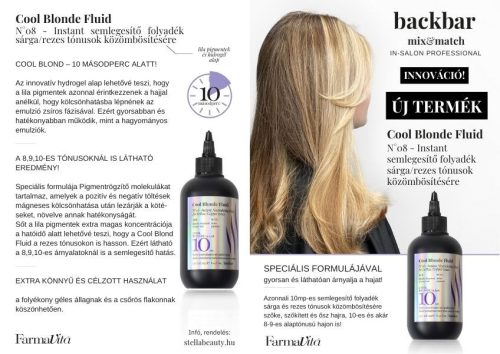 Cool Blonde Fluid, Szőkítő 250 ml