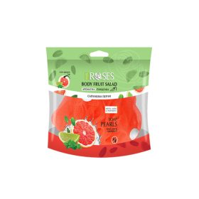   Nature of Agiva Roses Fruit Salad 2:1 Tusoló Szivacs Szappangolyókkal Menta, Lime és Grapefruit Illattal