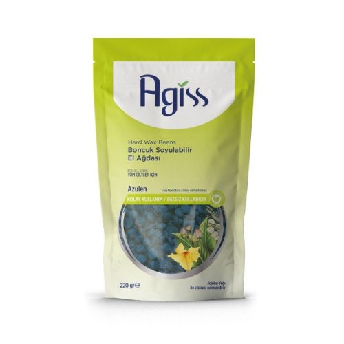 Agiss Méhviasz Alapú gyantagyöngy Azulén 220g