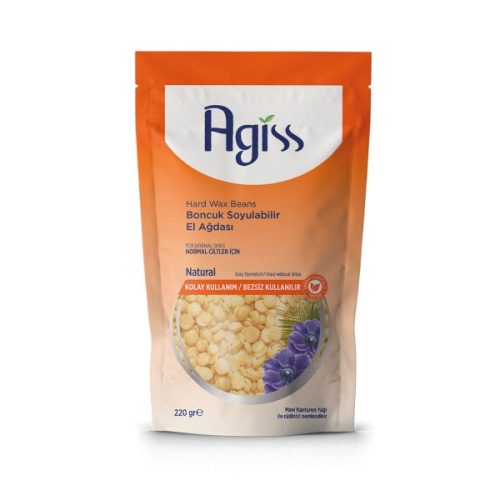 Agiss Méhviasz Alapú gyantagyöngy   Narancs 220g